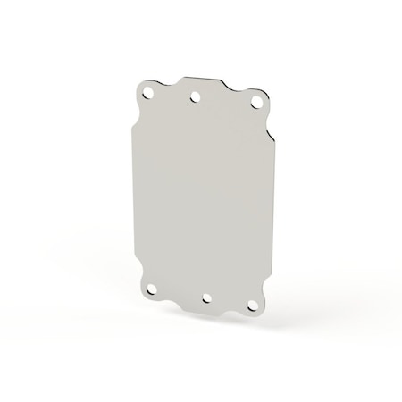 Saginaw Control & Engineering 5 in H, 0.08 in D, 3 in W, Aluminum SCE-6P4AL